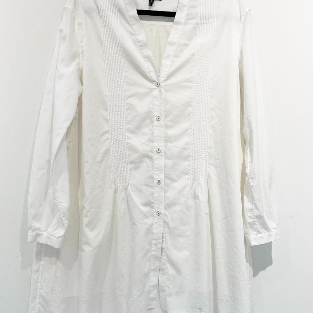 Shirt Dress, or Tunic Tuxedo Style